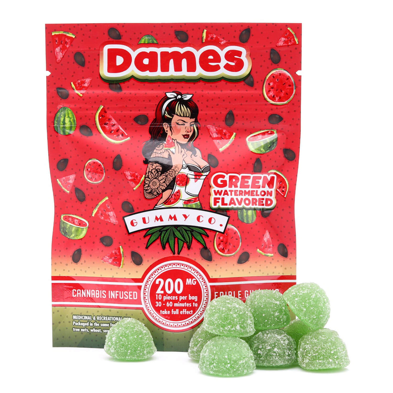Dames Grape THC Gummies – 200mg