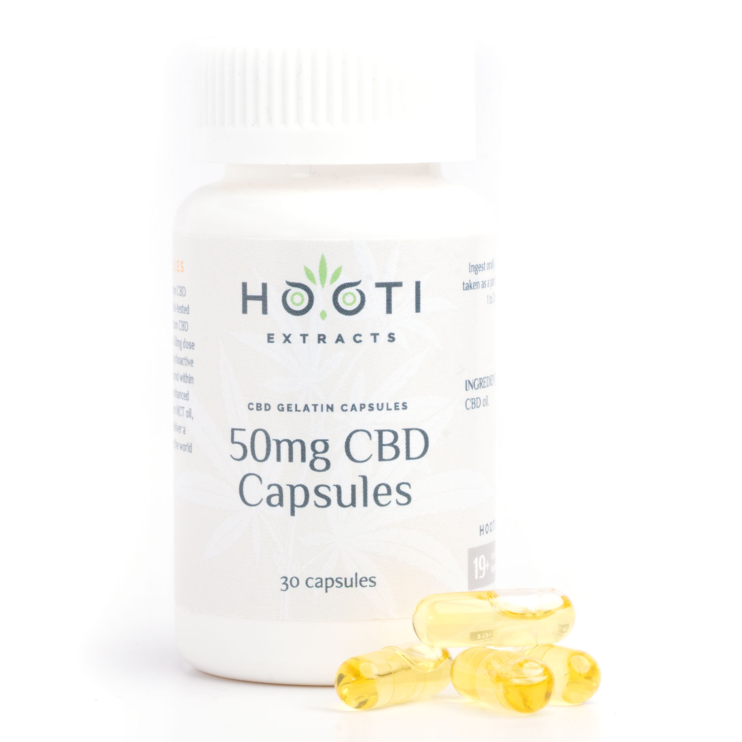 Hooti Weed Extracts CBD Capsules – 50mg